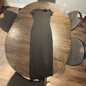 SHEIN Classic Black Maxi Dress